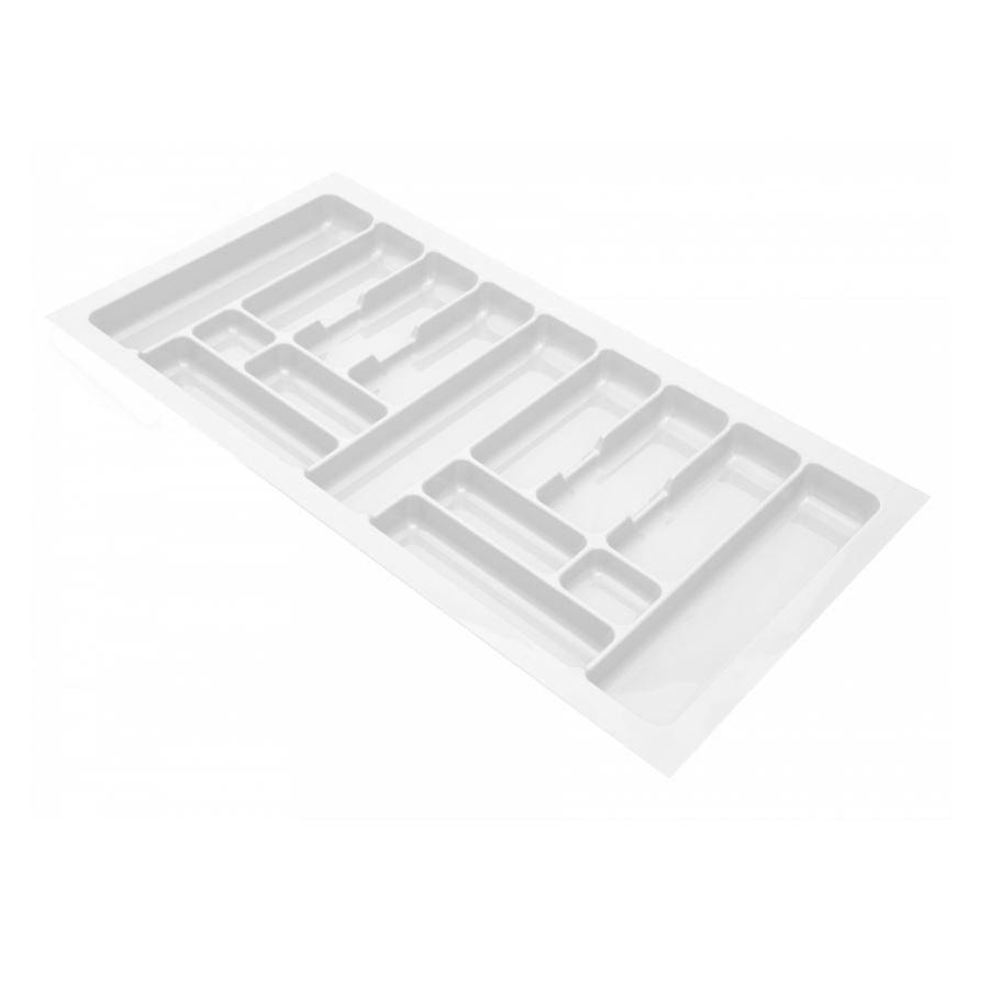Range-couverts pour tiroir, largeurs d'armoires: 300-1000 mm, profondeur: 490 mm, Blanc NTP 1000mm 