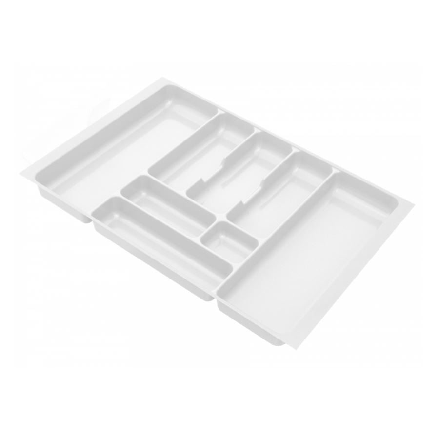 Cutlery tray for drawer, cabinet widths: 700 - 800 mm, depth: 430 mm, White