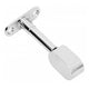 Support de barre ovale - fin 15x30mm, chrome NTP 
